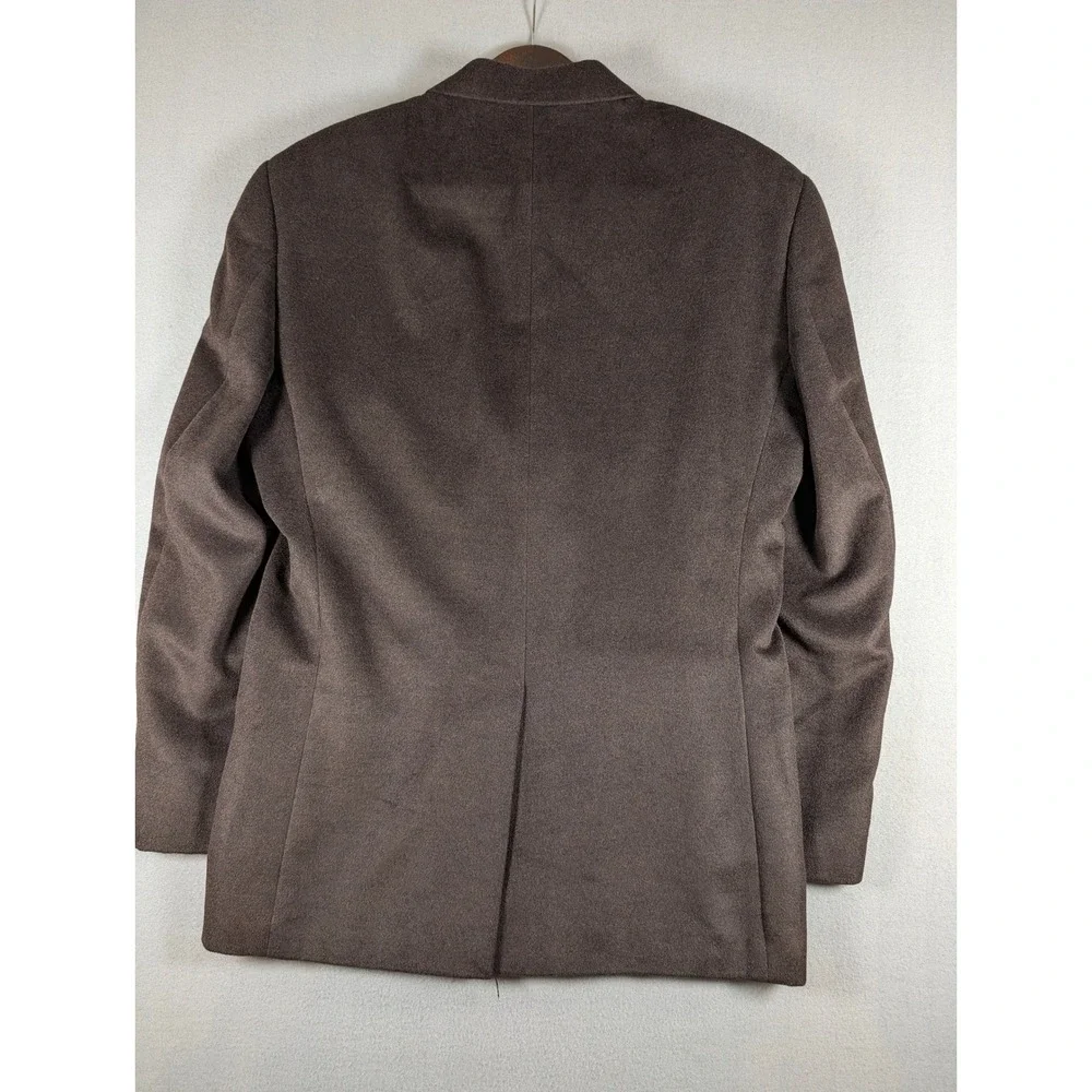 Nautica Mens 40R Brown Felted Two Button Blazer Sport Coat Jacket